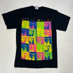 Nicki Minaj 2011 Graphic T-shirt Women Small Black Short Sleeve Music